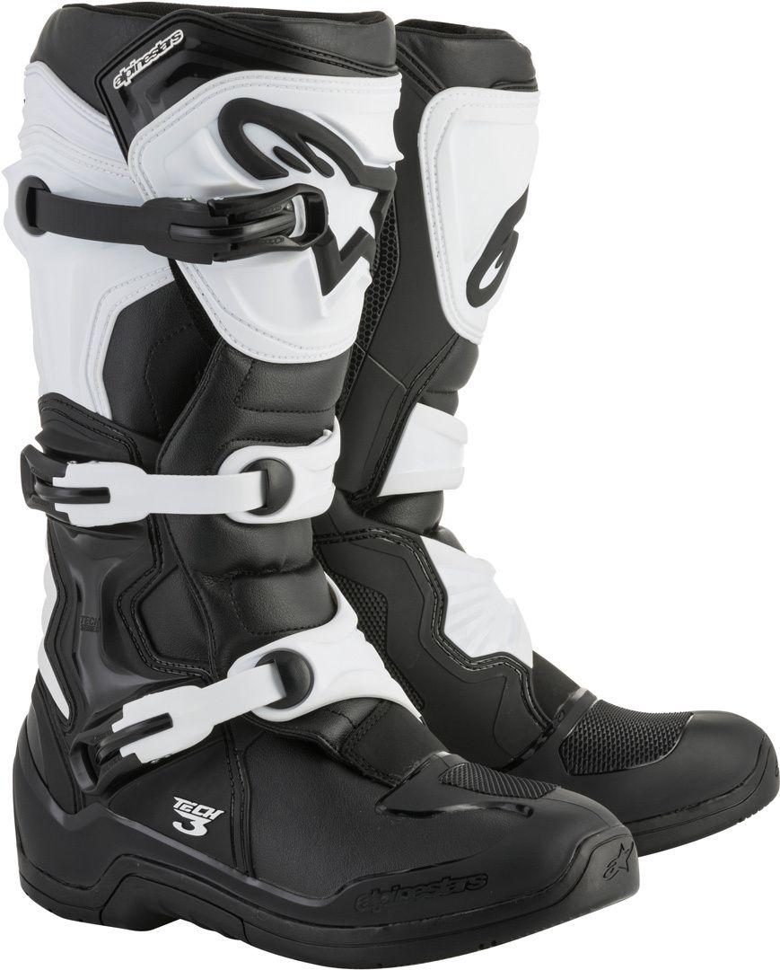 Alpinestars Tech 3 Black& White Boots : Delivery in 10 Days